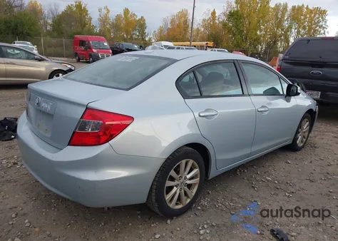 2012 Honda Civic Ex-L from USA, damaged, VIN 19XFB2F94CE004618